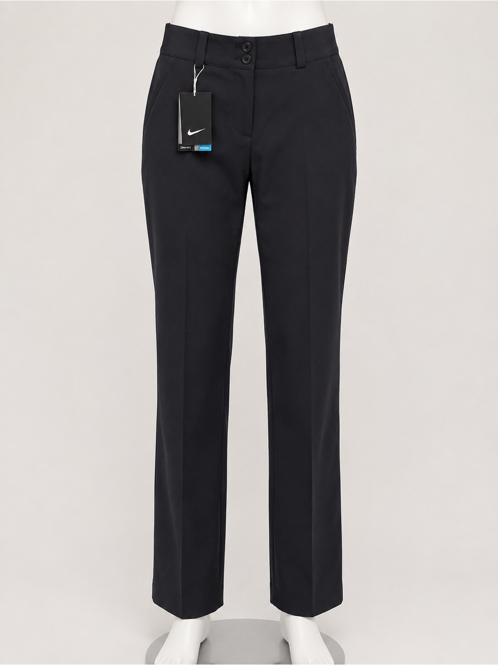 Nike Golf Tour Performance Dri-FIT Pants Size 0 Black Modern Rise NWT